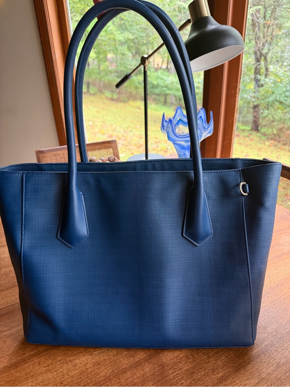 Dagne Dover Legend tote in blue GUC